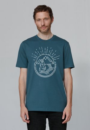 watapparel NATUR IST SCHÖN - Print T-shirt - stargazer
