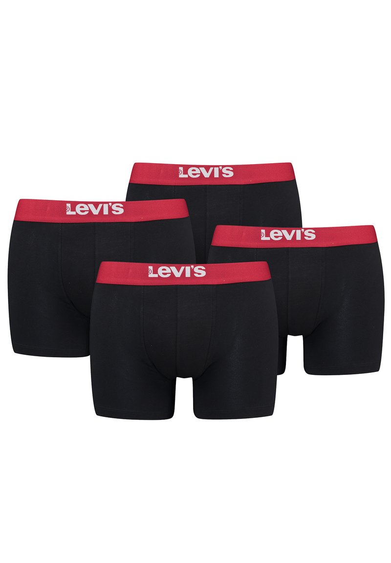 Levi's® 4 PACK Boxershorts black red/schwarz Zalando.de