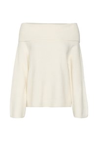 VMBOOM OFF SHOULDER - Pulóver - birch detail melange