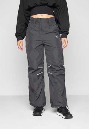 WOVEN TRACK PANTS WIDE - Housut - utility black