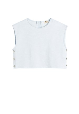 CROP  - Bluse - blue