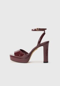 CHICGLEAM - Højhælede sandaletter / Højhælede sandaler - bordo