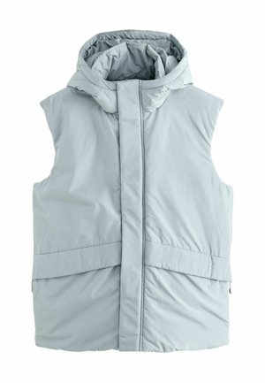 SHOWER RESISTANT HOODED PADDED -REGULAR FIT - Liivi - light grey