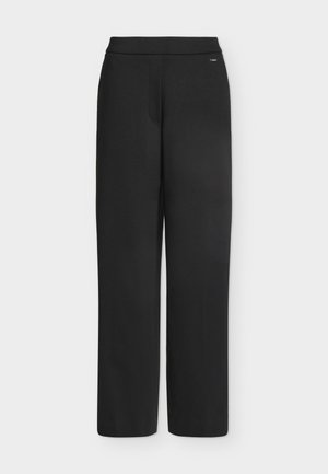 Calvin Klein, WIDE LEG PANT  - Παντελόνι - black