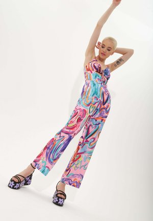 MULTI COLOURED HEART PRINT - Jumpsuit - multi-coloured