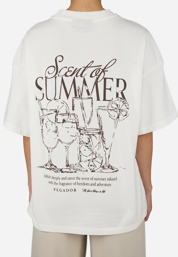 TAPO HEAVY OVERSIZED TEE - Print T-shirt - washed unbleached4