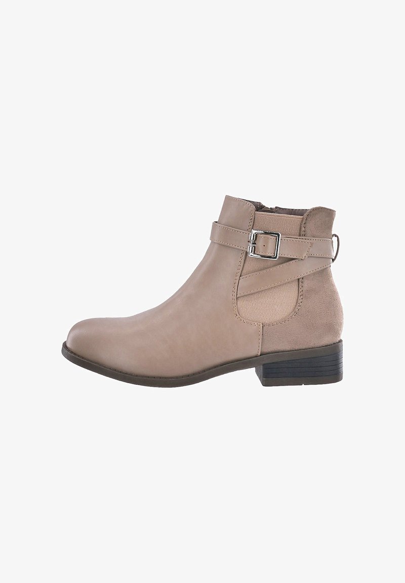 Elara Cowboy-/Bikerstiefelette - khaki