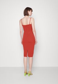 WAL G TALL MIDI DRESS - Vestido de malha - burnt orange