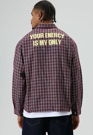 CHECKED - Overhemd - burgundy