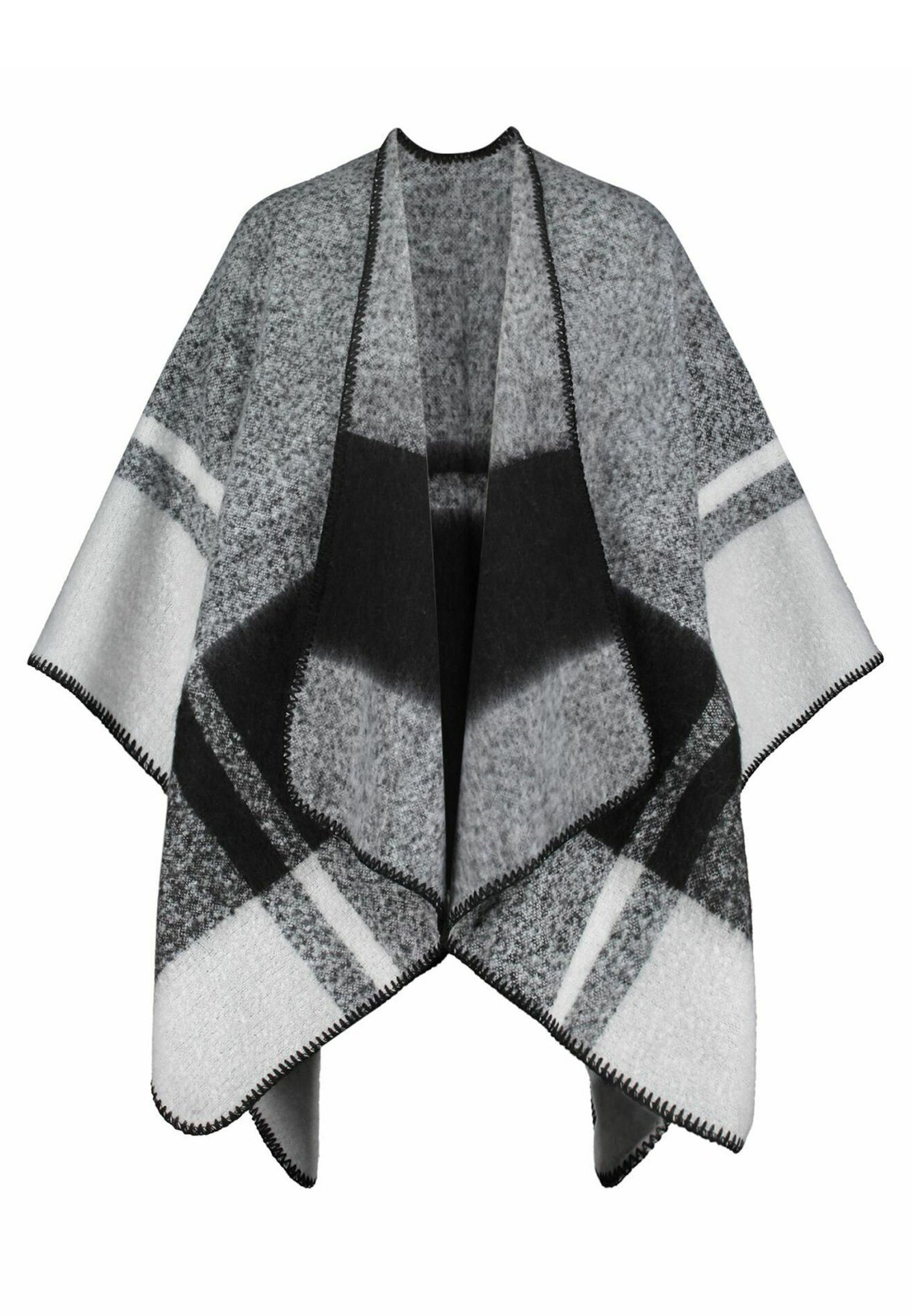 Schneidekragen BASIC LARGE | Schwarz | Aus Polyester | 50x60 Cm | Für Friseure & Haarschnitt