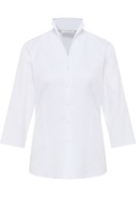 ETERNA Camicia Satinata Donna Regular Fit Senza Maniche - Eleganza Semplice In Bianco, Taglia 50 - 4
