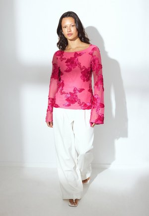 NA-KD LONG SLEEVE - Bluse - pink