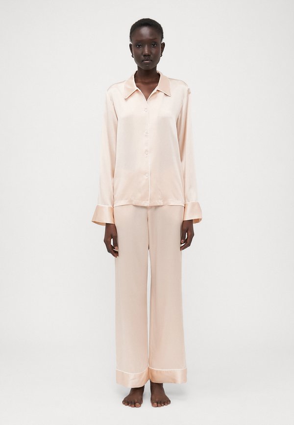 LOUNGE TIE UP - Pyjama bottoms - nude3