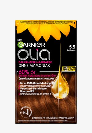 Garnier OLIA PERMANENT HAIR COLOR - Hårfarve - gold brown