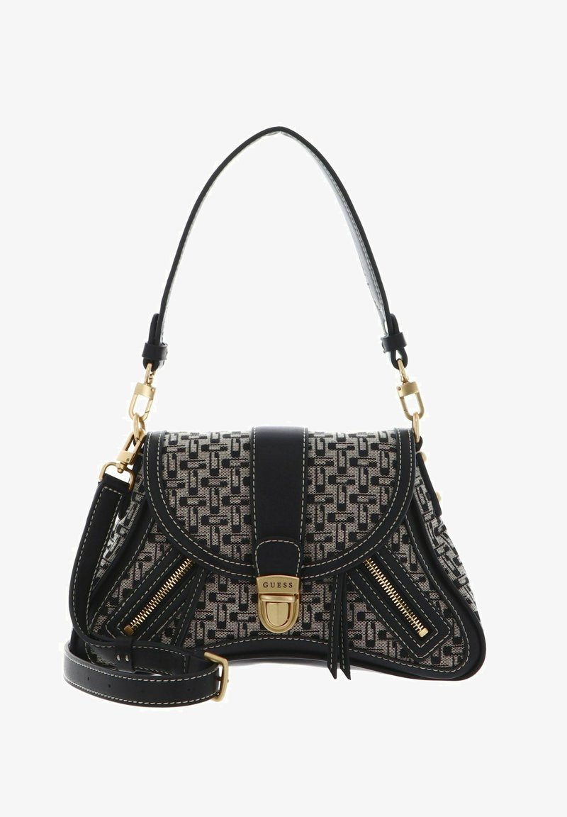 Guess BELLE VINTAGE FLAP Bolso de mano black logo/negro Zalando es Guess BELLE VINTAGE FLAP Bolso de mano black logo/negro Zalando es