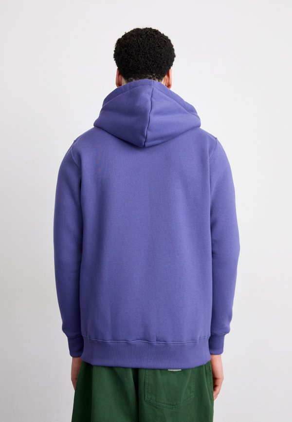 BASIC SMALL LOGO - Zip-up sweatshirt - night purple3