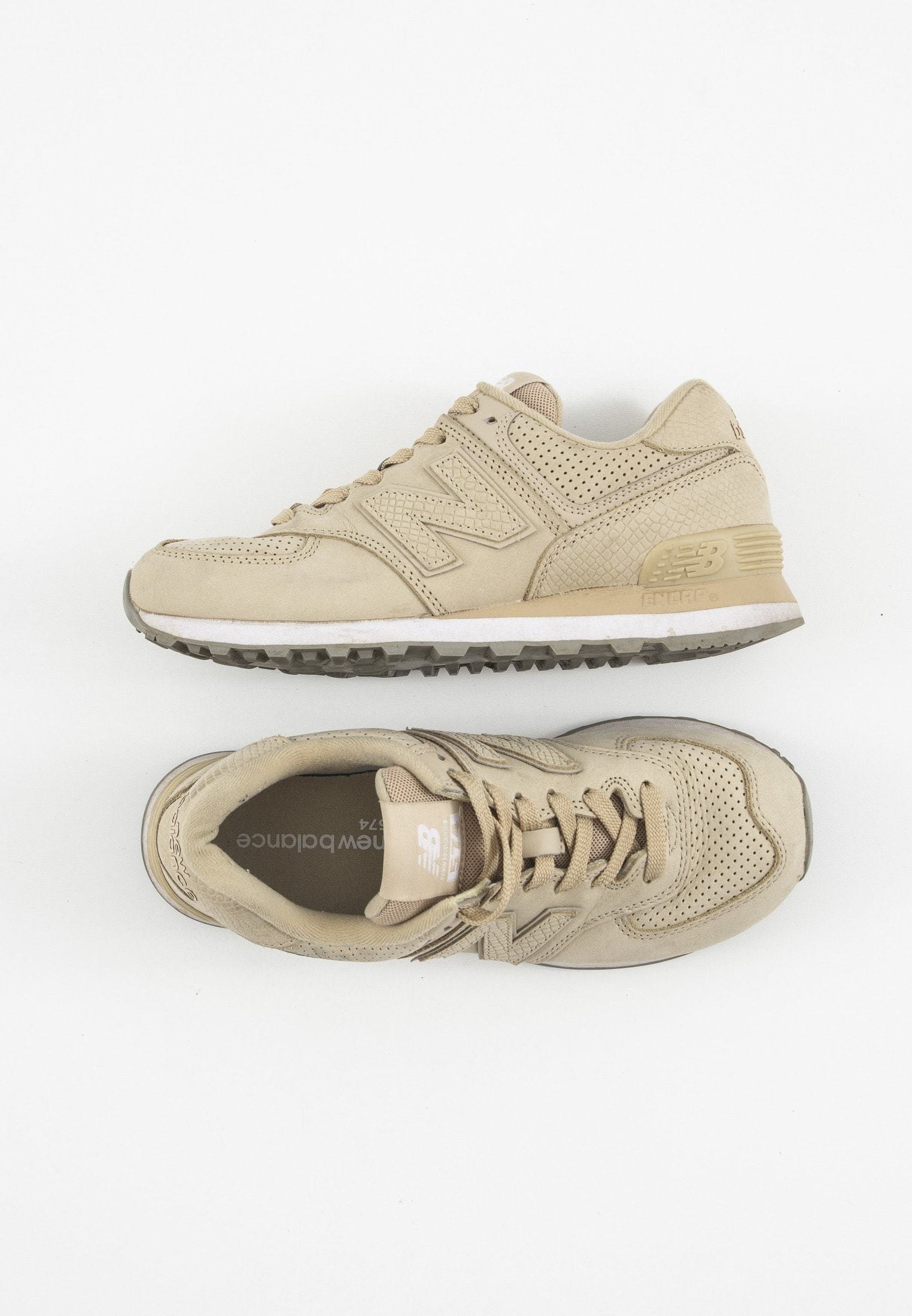 New Balance Sneakers laag - beige/Beige - Zalando.nl