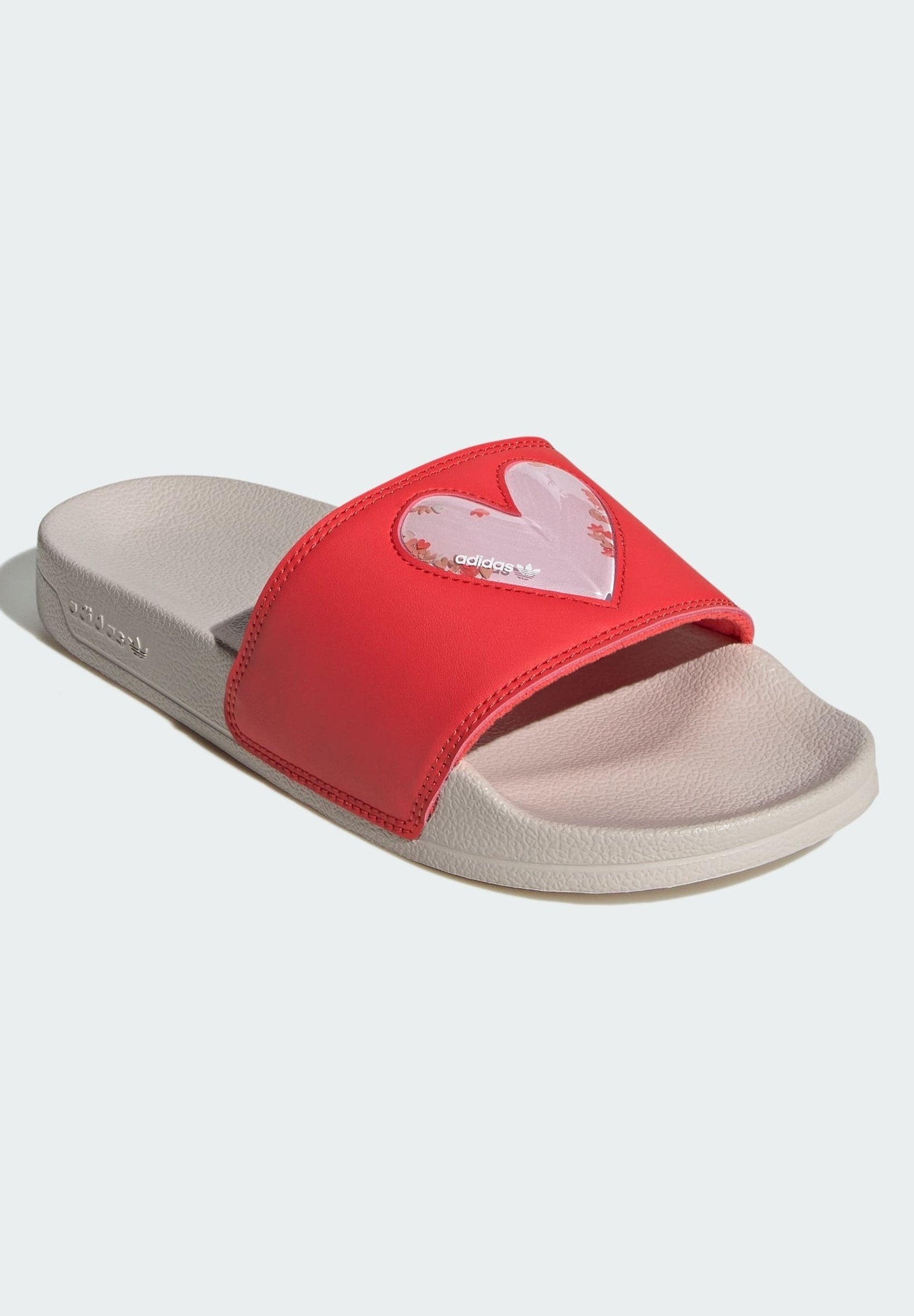 adidas Originals ADILETTE LITE - Badslippers - bright red clear pink/rood -  Zalando.nl