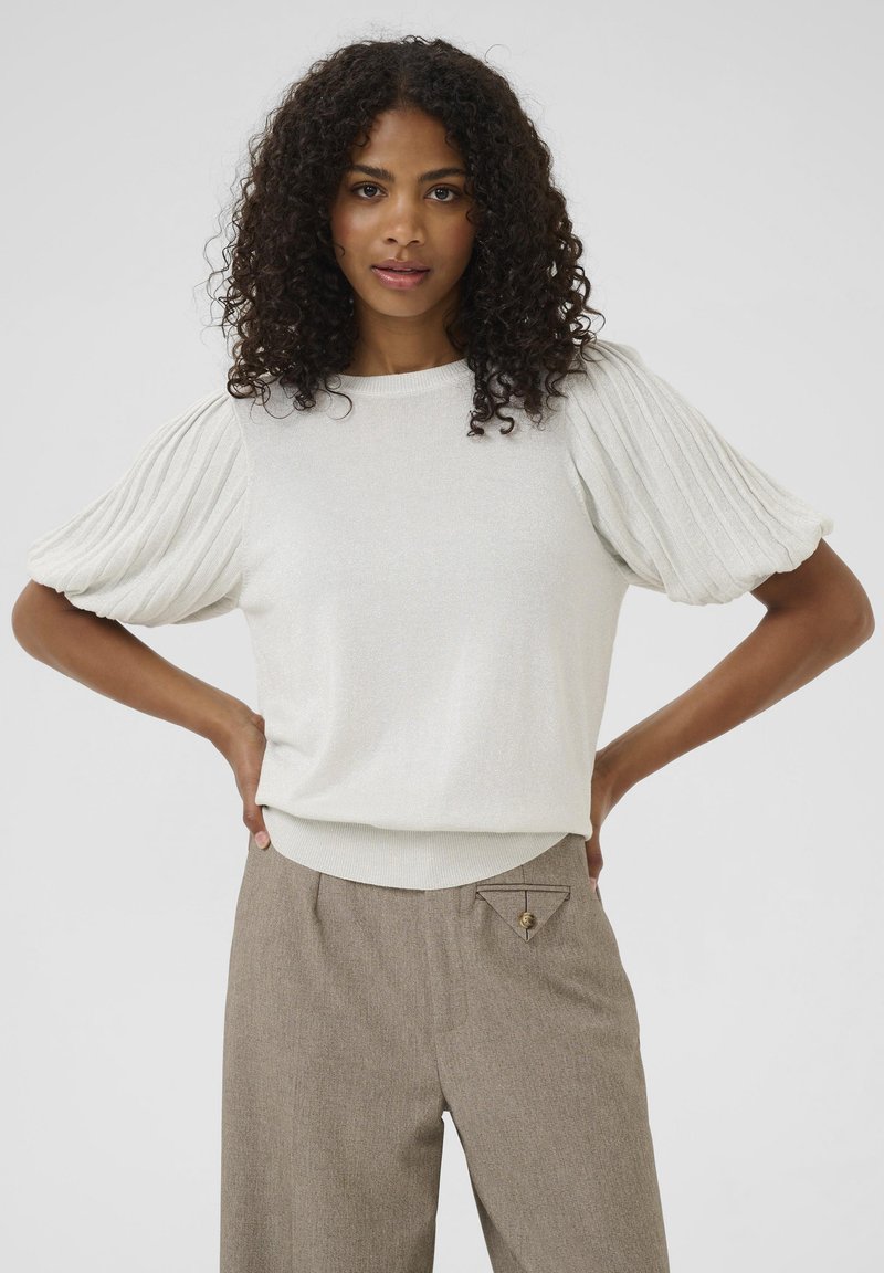 Kaffe REGINA  - T-Shirt print - chalk