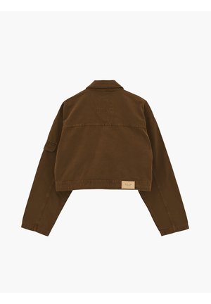 OXXO, OXXO CROPPED WOMEN'S JACKET WITH POCKET DETAIL - Leichte Jacke - antik bison