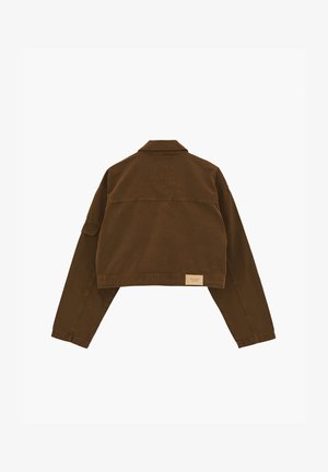 OXXO, OXXO CROPPED WOMEN'S JACKET WITH POCKET DETAIL - Leichte Jacke - antik bison