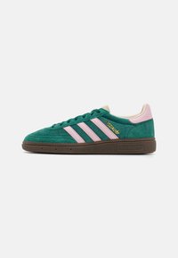adidas Originals - HANDBALL SPEZIAL - Sneakers - collegiate green/clear pink/cream white Miniaturebillede 1