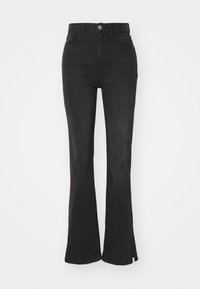 ONLBILLIE SLIT  - Džínsy s rovným strihom - washed black