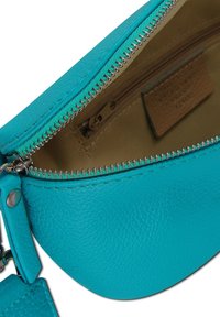 DrachenLeder Sac banane - türkis mehrfarbig