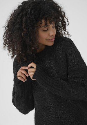 Kaffe, KASANDRA GLITTER - Vesta - black/silver lurex jacquard