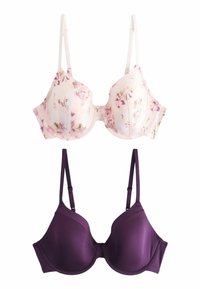 Neizvēlēts, plum purple floral print