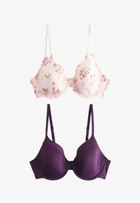 Neizvēlēts, plum purple floral print