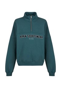 VARSITY HALF - Sweatshirt - deep emerald