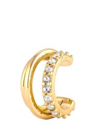 SPARKLING BASIC CUFF - MIT KRISTALLEN VON SWAROVSKI® - Øreringe - gold-coloured