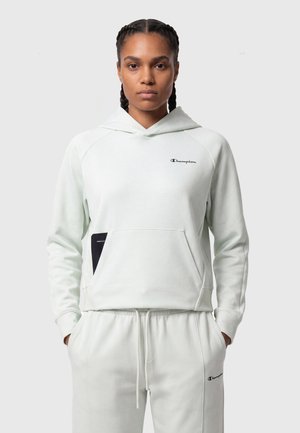 Champion, CHAMPION HOODED SWEATSHIRT C-TECH - Jersey con capucha - pastel light blue