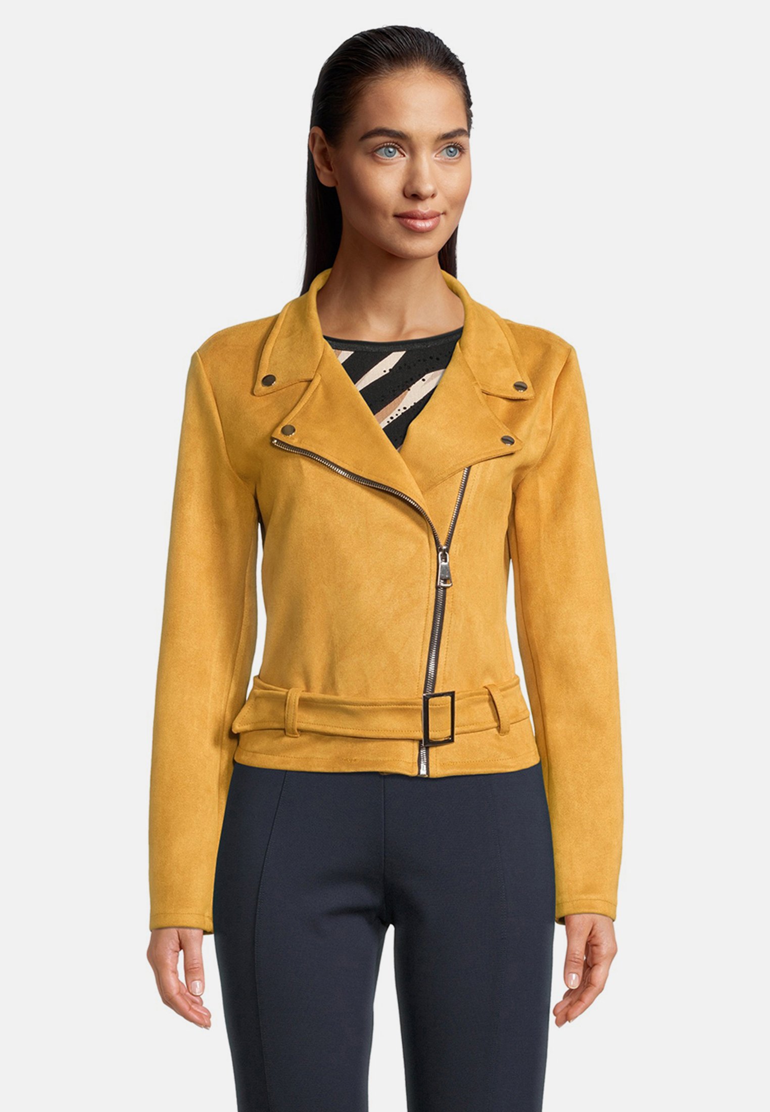Amber & June Mit Gürtel - Nahkatakki - Chinese Yellow/Keltainen - Zalando.fi
