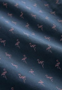 Next OXFORD FIT SHORT SLEEVE REGULAR FIT - Pluus - navy blue flamingo