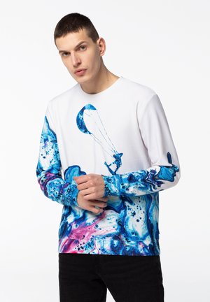PAINT POUR KITESURFER - Sweatshirt - white