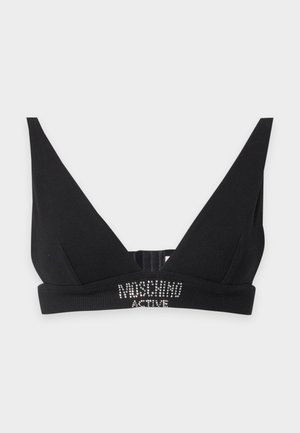 Moschino Underwear, RIB TRIANGOLO - Триъгълен сутиен - nero