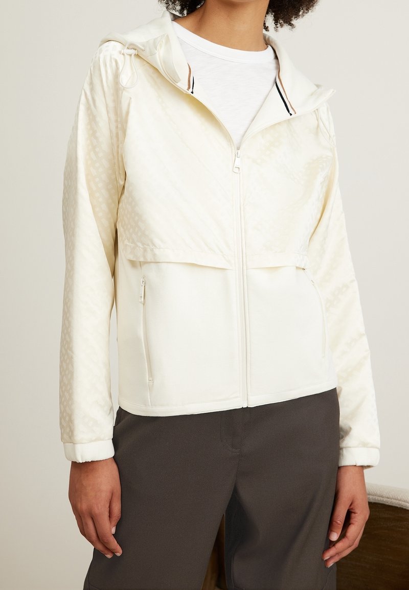BOSS Sweat zippé - white