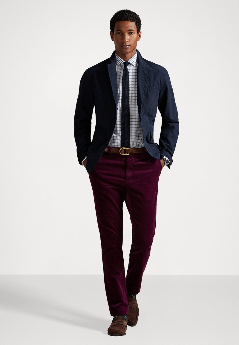 Polo Ralph Lauren LONG SLEEVE SPORT SHIRT Camisa white/blue