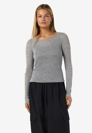 Noisy May NUSA DOUBLELAYER  - Longsleeve - dark grey melange