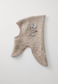 Huttelihut BALACLAVA FLOWER UNISEX - Beanie - camel melange