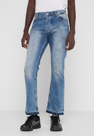 Jeans bootcut - straw blue