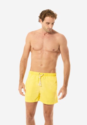 Zwemshorts - lemon yellow solid