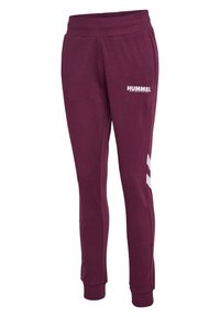 Hummel LEGACY TAPERED  - Træningsbukser - grape wine