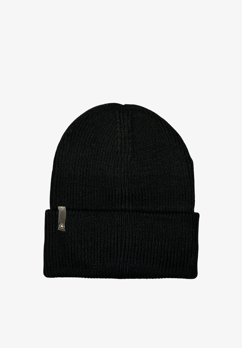 Be Famous DEEP CUFFED - Beanie - black