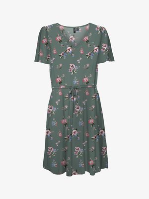 Vero Moda VMEASY SHORT DRESS - Hverdagskjole - laurel wreath/freya