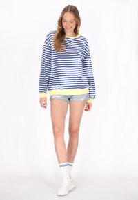 myMo Felpa - blue stripes