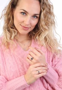 Lucardi Ring - silver coloured