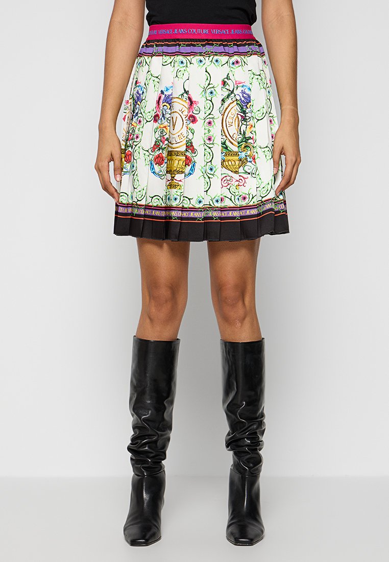 Versace Jeans Couture Plooirok wit Versace Jeans Couture Plooirok wit